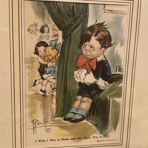 GG Drayton “I Wish I Was Home And This Party To Hell” Framed Photo